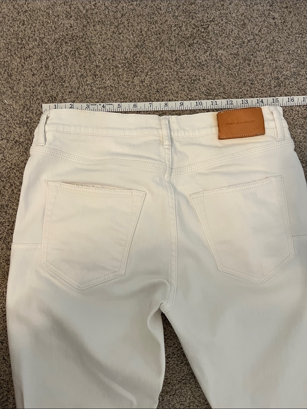 Purple Brand P001 White Slim Jeans - Picture 3 of 8